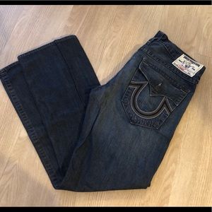 MENS True Religion Straight Leg Jeans